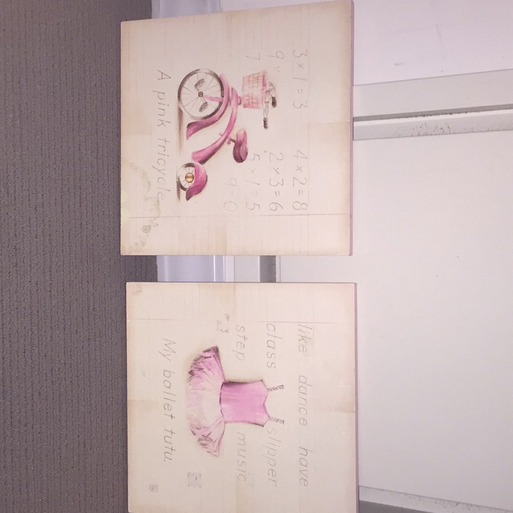 Two cute things to hang up in your kids bedroom